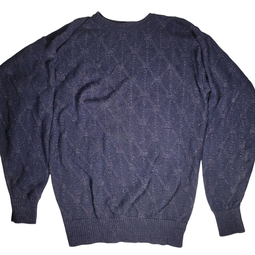 Vintage Tricots St. Raphael Sweater Crewneck Mens Medium 80s 90s Knit
